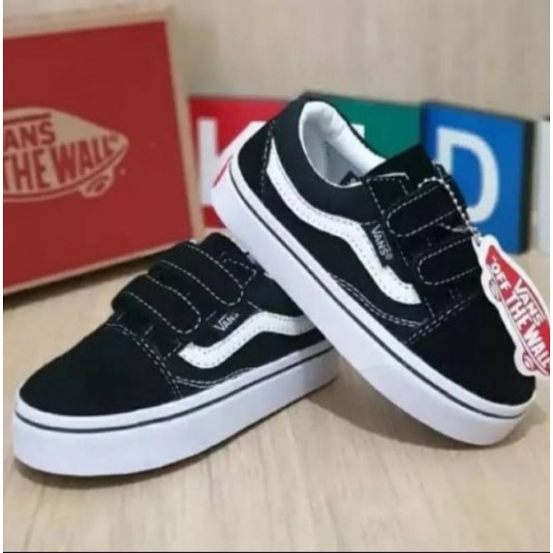 Sepatu Vans Oldskoll Perekat Anak Laki laki Perempuan Sepatu Sekolah Anak Velcro Tk Sd