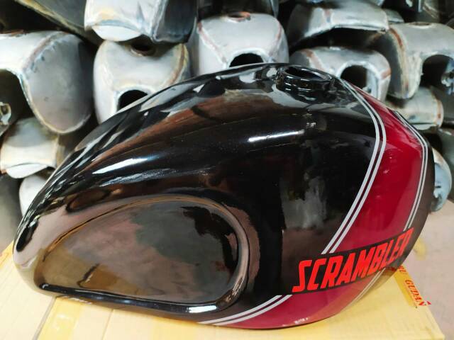 Tangki japstyle merah hitam