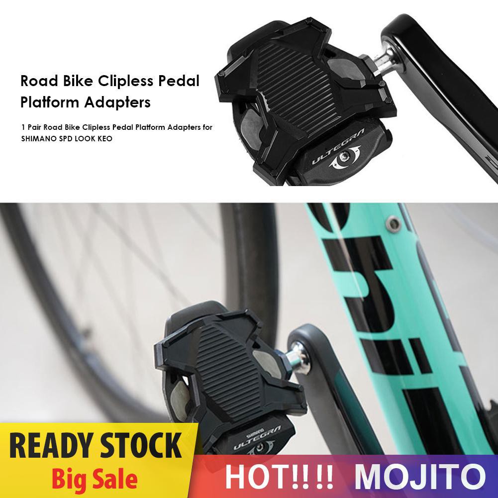 1 Pasang Adapter Pedal Sepeda Tanpa Klip Untuk Shimano Spd Look Keo