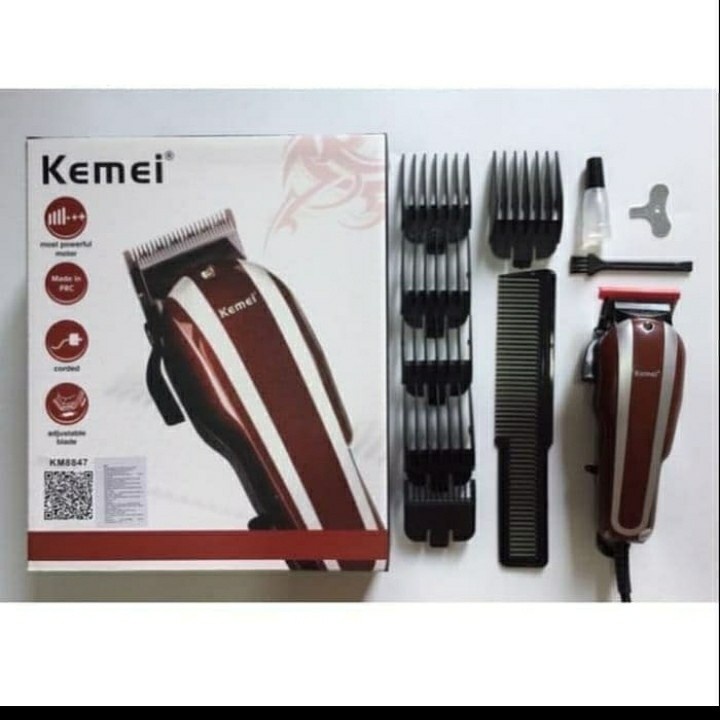 Alat cukur Rambut kemei km-8847 Original hair clipper profesional