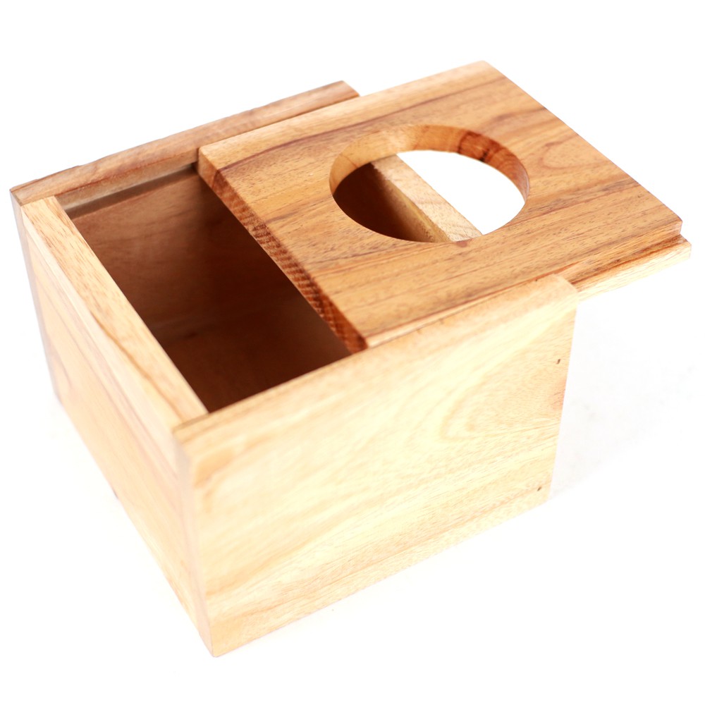 Tempat Tisu Kayu Kotak Kecil Size 13 x 12 x 9 cm Minimalis