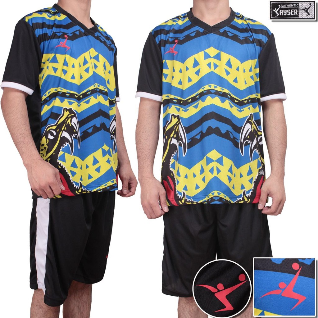 New.. SNAKE baju kaos stelan setelan jersey futsal sepak bola kayser