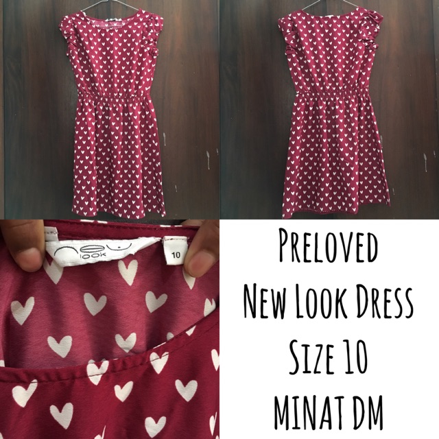 PRELOVED NEW LOOK DRESS SIZE 10