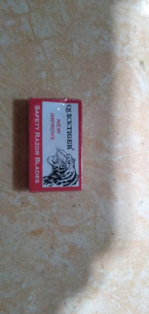 New Improve 1pak Isi 10pcs Quick Tiger Safety Razor Blades Silet