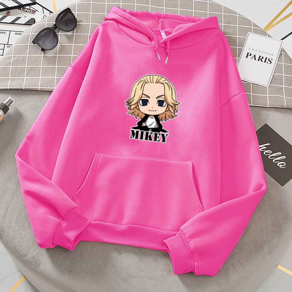 Sweater hoodie anak perempuan MIKEY suwiter anak cewek anime