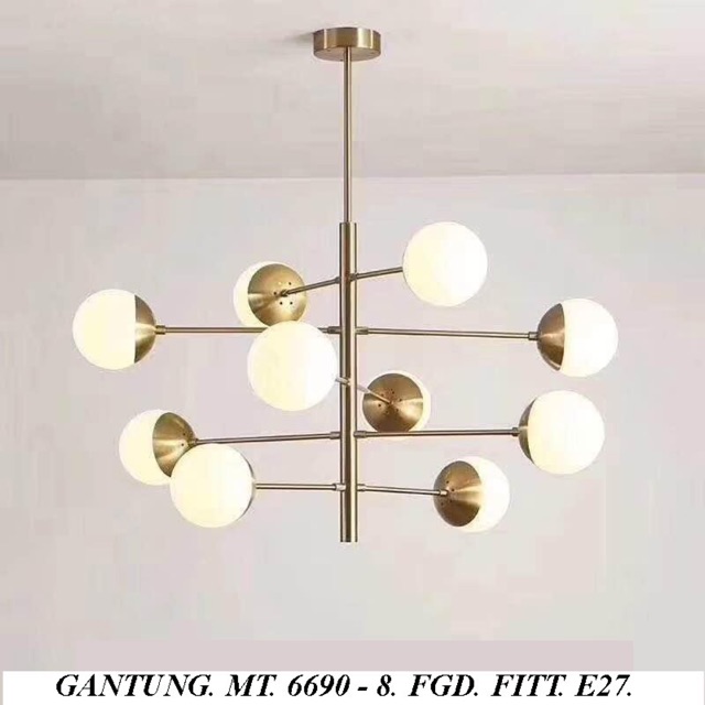 LAMPU MINIMALIS| LAMPU GANTUNG|LAMPU RUANG TAMU|LAMPU HIAS VINTAGE MT 6690-8