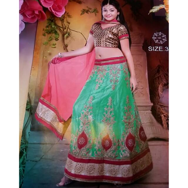 Lehengga anak. Baju india anak. Sudah jahit. Import dan ori. 3 in 1 siap pakai