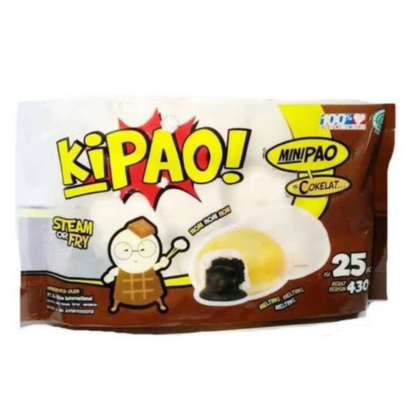 

Kipao Minipao Coklat 430gr 25pcs