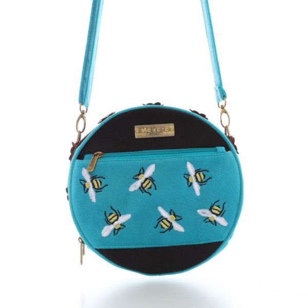 Makara MCO Avior Tas Bulat Selempang Bahan Midili Fashion Wanita Etnik Original Berkualitas