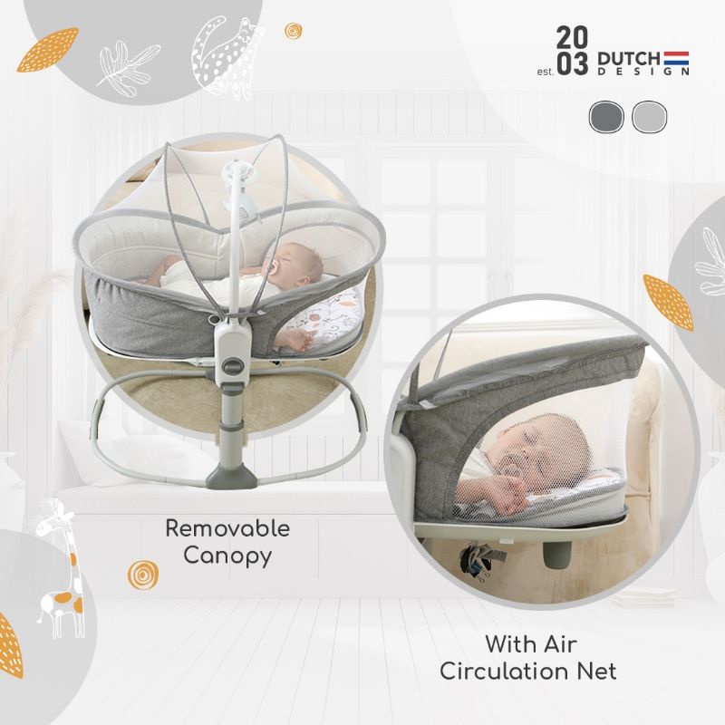 Cocolatte 6 in 1 All Connect Bedside Ayunan Bayi Box Bayi Bouncer Rocker