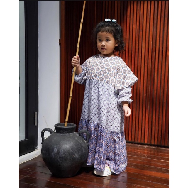 Inaara Dress White (Kids) by ALEZA LABEL