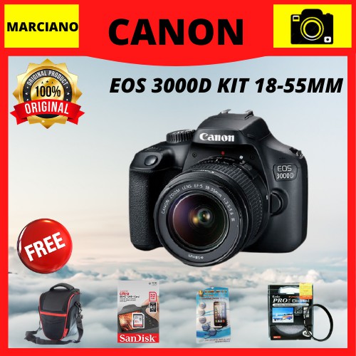 Camera CANON 3000D KIT 18-55MM