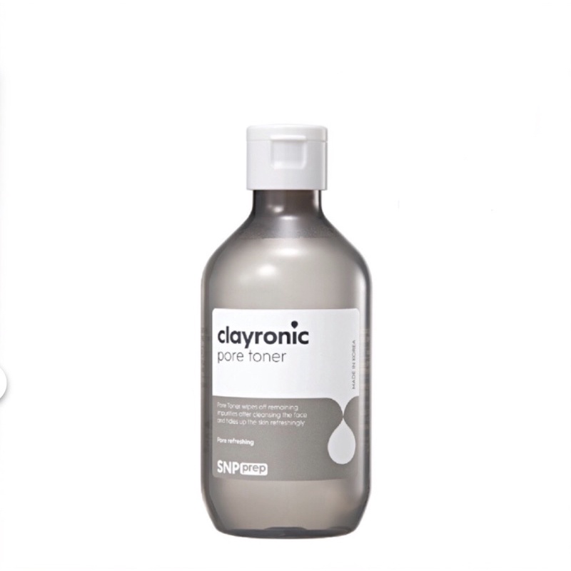 SNP Prep Clayronic Pore Toner 220ml / SNP Prep Peptaronic Toner 320ml
