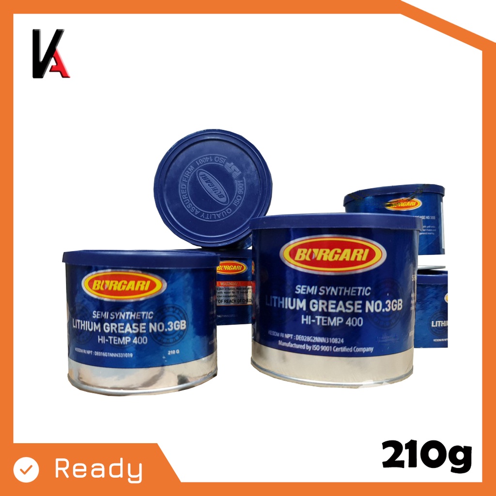 GREASE - STEMPET - GEMUK SEMI SYNTHETIC NO.3GB HI-TEMP 210GR BURGARI