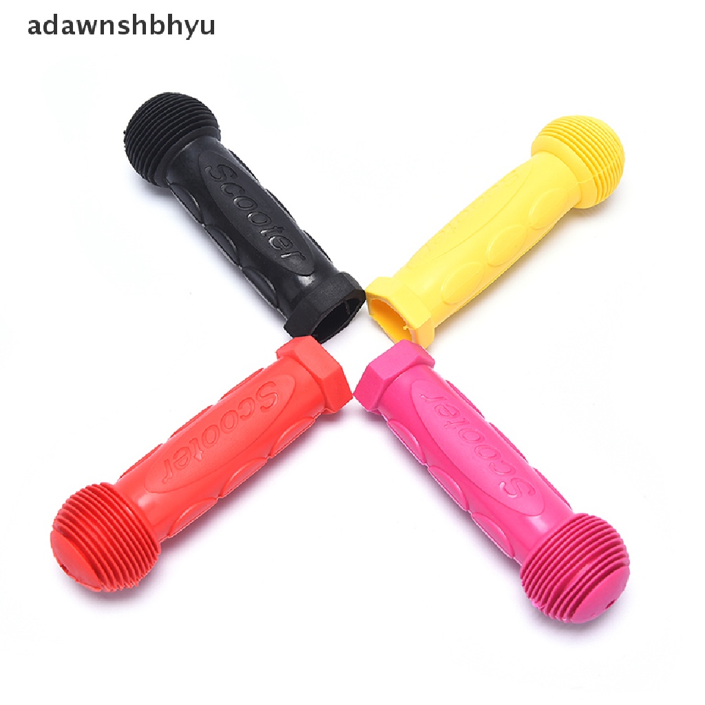 Adawnshbhyu 1pasang Rubber Skateboard Scooter Stang Grips Anak Sepeda Bicycle Grip