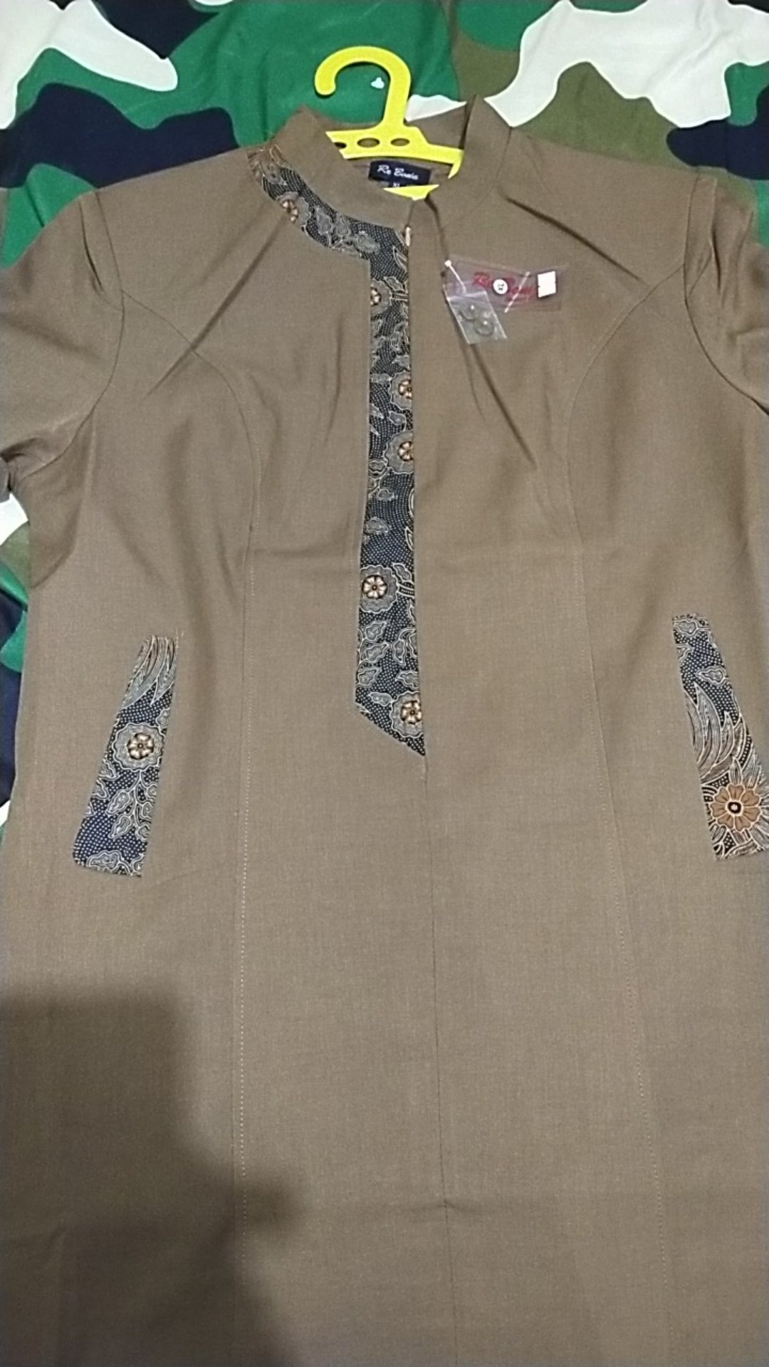 Gamis Pemda Tua Lis Batik/gamis Pns/gamis Guru/gamis Kheki