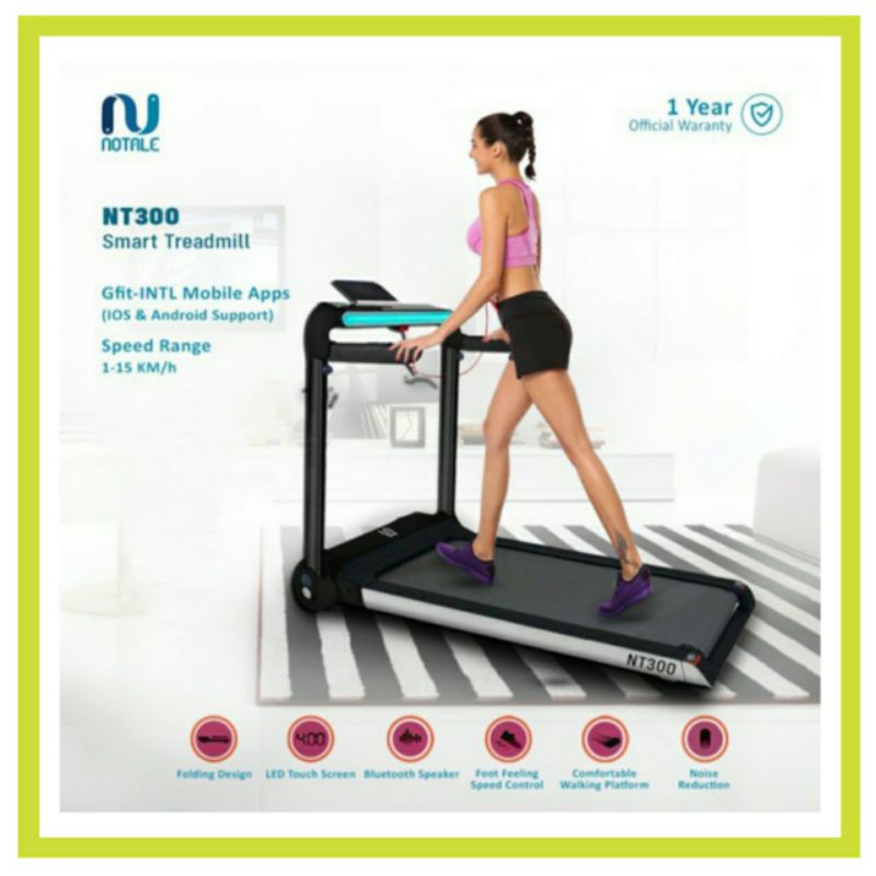 Notale Smart Treadmill NT300 Walking Pad Alat Fitness Gym Olahraga