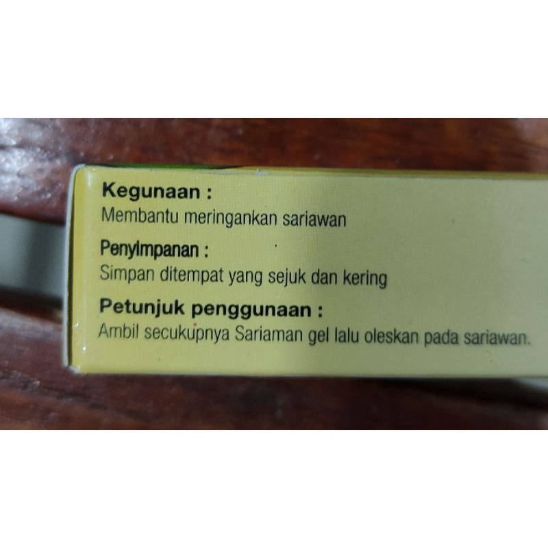 Sariaman / Gel Sariawan yang aman digunakan pada setiap usia