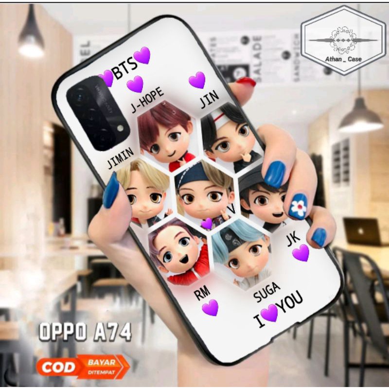 Athan Case Custom Oppo A54 A74 Fashion Aesthetic Animasi Anime BTS series
