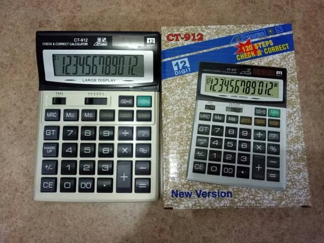 Kalkulator / Calculator 12 Digit Kalkulator CT - 912