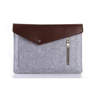 Unik Sleeve Case MacBook 13 inch Felt   Leather Diskon