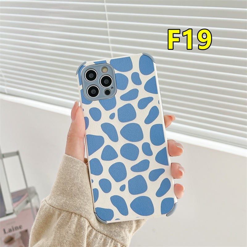 Soft Case OPPO A15 A54 A93 A94 A53 2020 A7 A3S A5 2020 A5S A12 A92 A31 A9 2020 Reno 4 Lite Reno 4 F Reno 5 Lite 5F Find X3Lite A15S F17 F19 PRO A33 2020 A11K A12S A11 A1K A52 A7 Reno 2F 3 A91 A32 Reno 2Z A12E A72 A53S A35 Fashion Trend Leopard Print Cover-#F19