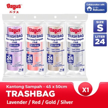 

Bagus Trash Bag Kantong Sampah Roll 45 x 50cm 24's-24L (size S)