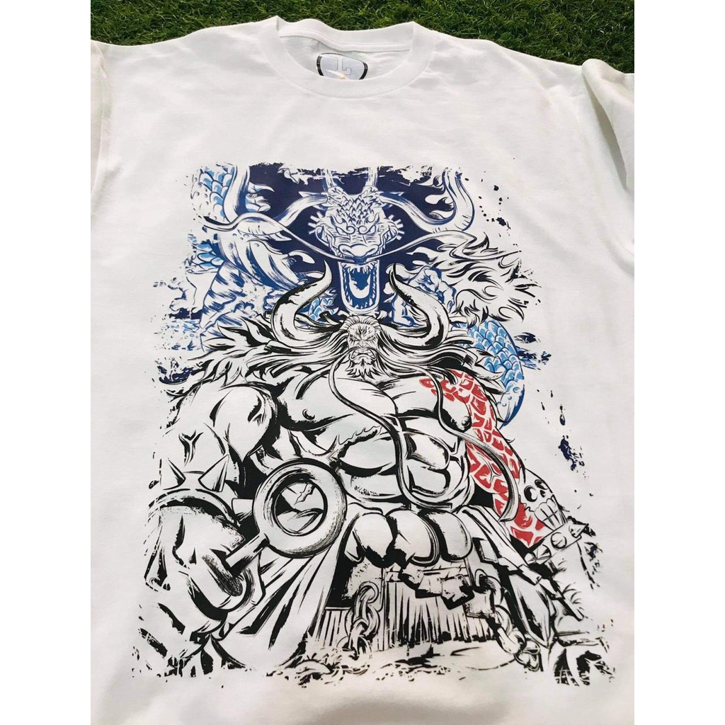 Tshirt Kaido Yonkou White Onepiece