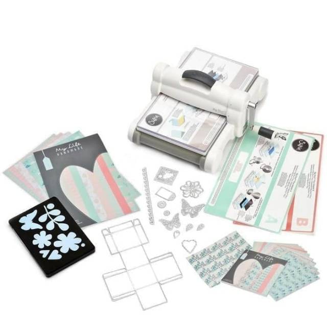 Sizzix Big Shot Plus STARTER KIT Alat Mesin Potong Kertas Kain Bigshot ukuran A4
