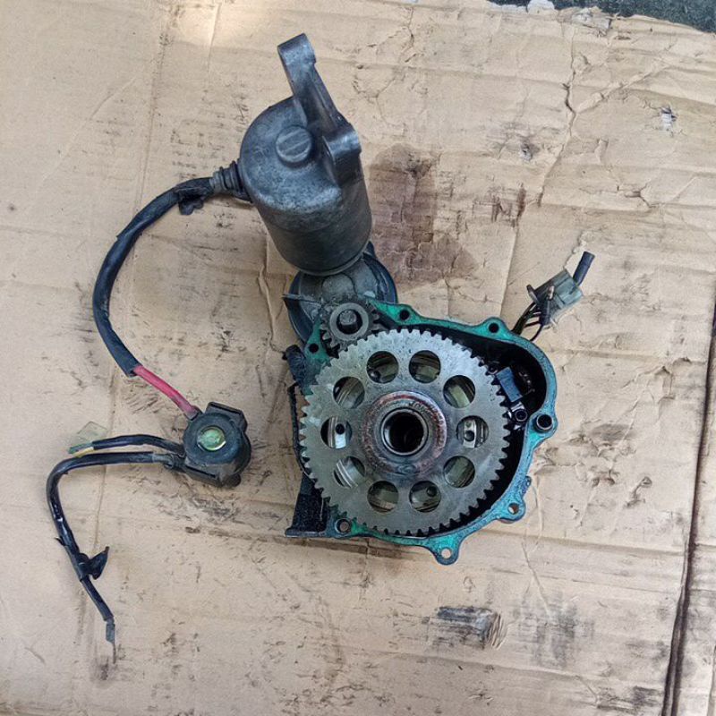 dobel stater tiger revo original copotan Starter tirev ori second cabutan lama lawas 2000 spull mage