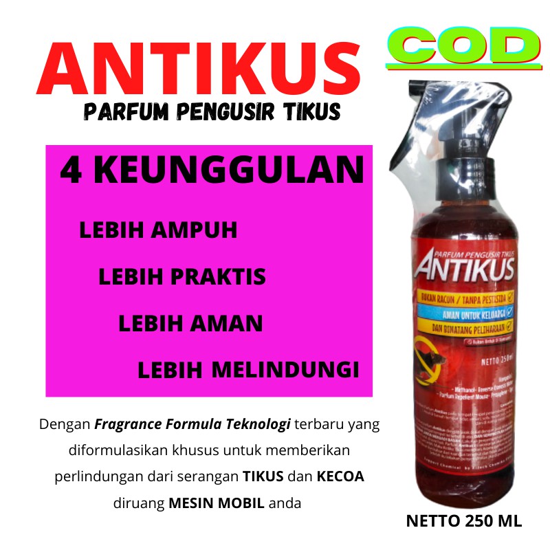 SEMPROT PENGUSIR TIKUS/SPRAY ANTIKUS/KISPRAY PENGUSIR ANTI TIKUS/CAIRAN ANTI TIKUS AMPUH USIR TIKU
