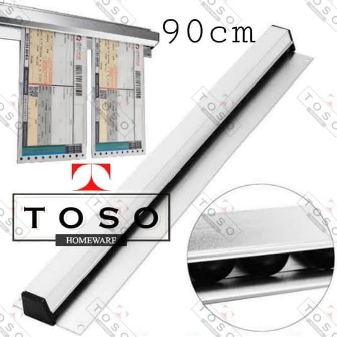 

Bill Holder 90cm Tab Grabber Rack Penjepit Kertas Menu Order Bon Cafe