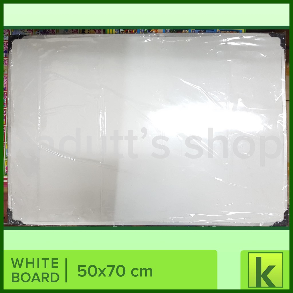 

Papan Tulis Putih / Whiteboard 50x70 cm (White Board 50 x 70 cm)