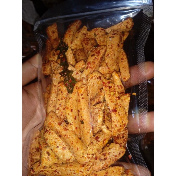 

basreng extra pedas aroma daun jeruk kemasan 50gram