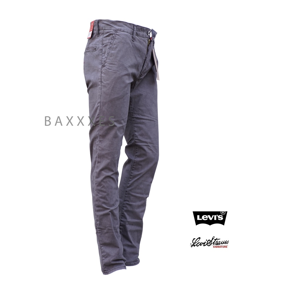 Levis 511 Chino Slim Fit - Celana Panjang Pria - Dark Grey