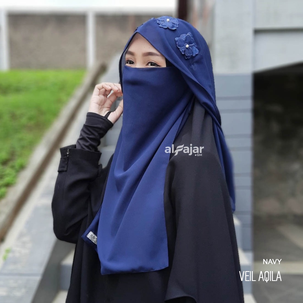 CADAR NIQOB BANDANA Veil Aqila Dua Layer by Alfajar