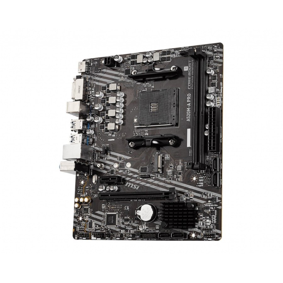 MSI A520M-A Pro (AM4, A520, DDR4, USB 3.2, SATA3)