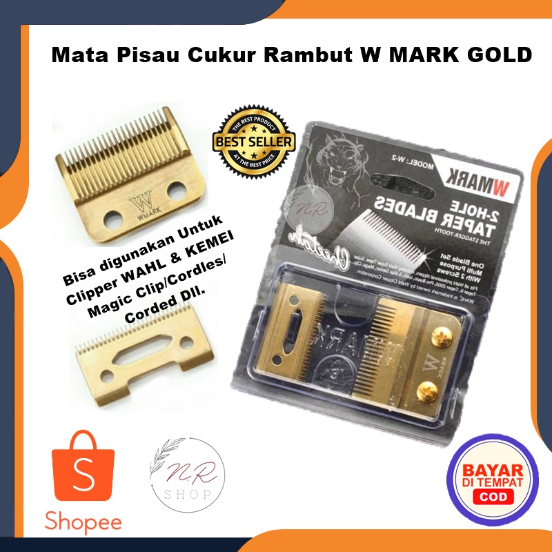 Jual Mata Pisau Cukur Wahl Usa Pisau Mesin Cukur W Mark Gold Waer Sparepart Alat Cukur