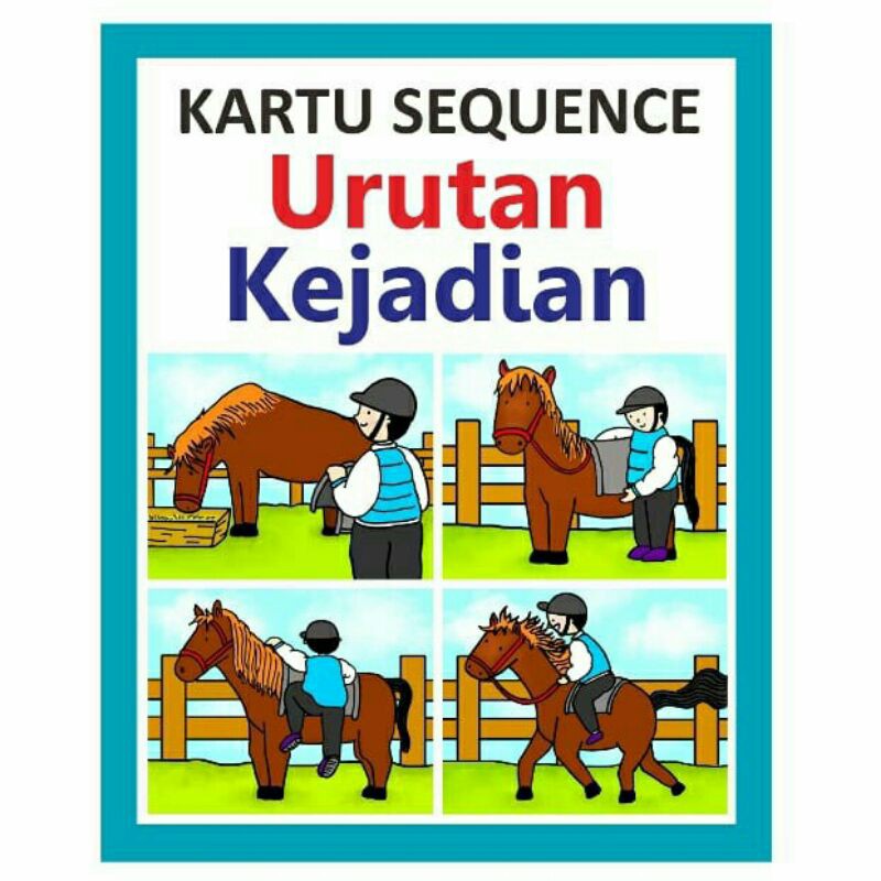 Flash card Sequence anak & balita tahap lanjut