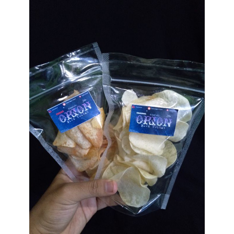 

taro snack/keripik talas, spicy taste and original taste