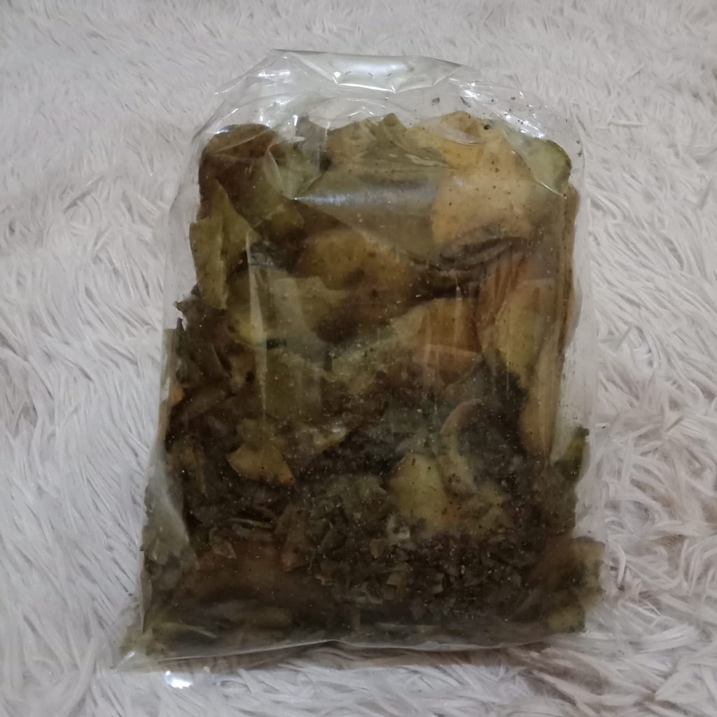 

Keripik Kripik Singkong Cabe Ijo 250gr