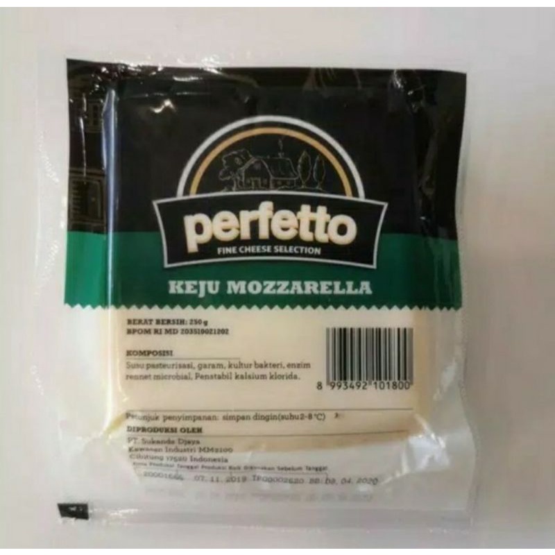 

Keju Mozarella Perfetto 250gr