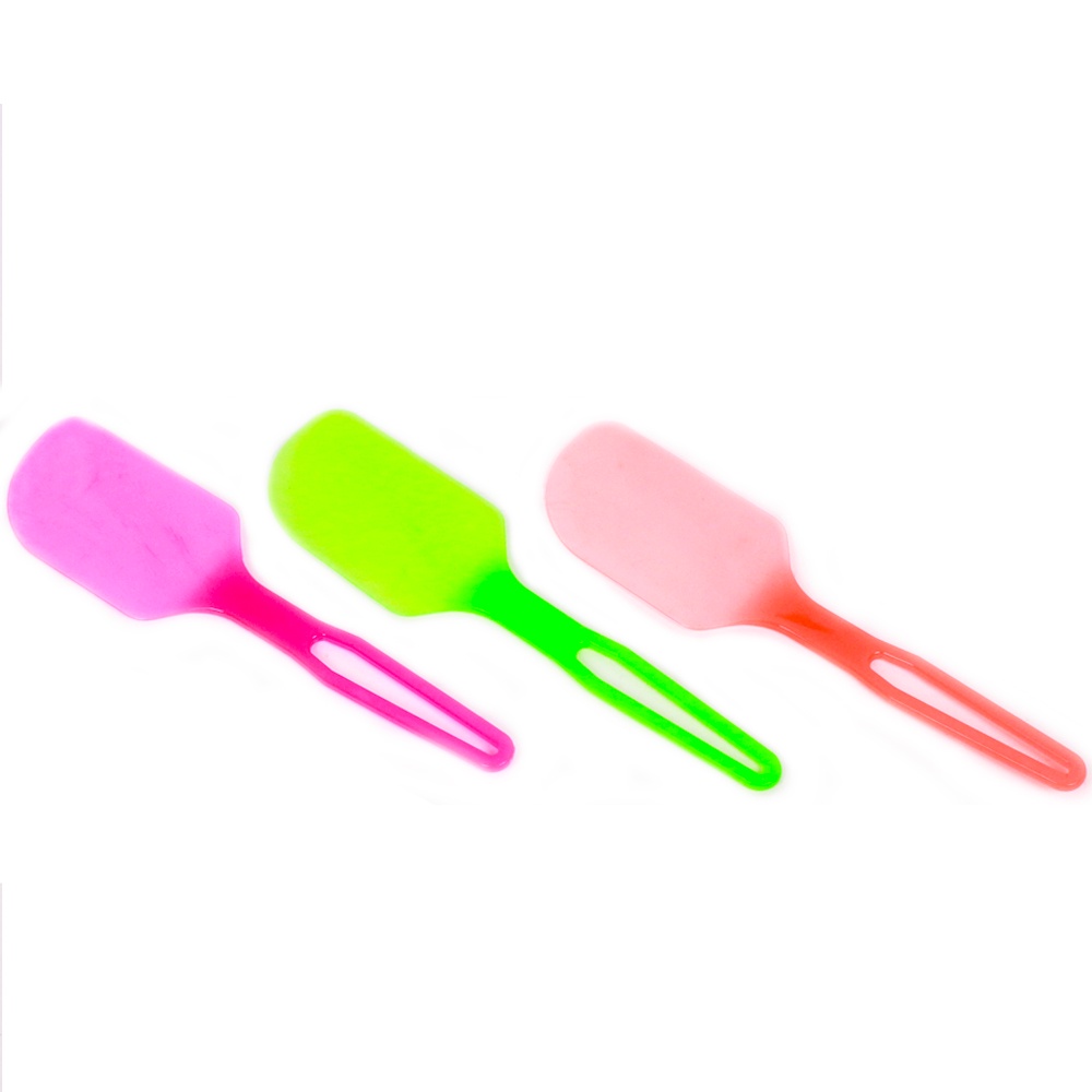 Spatula Kue Warna Plastik - Random Colour / Solet warna / Spatula Cream - 1 pcs