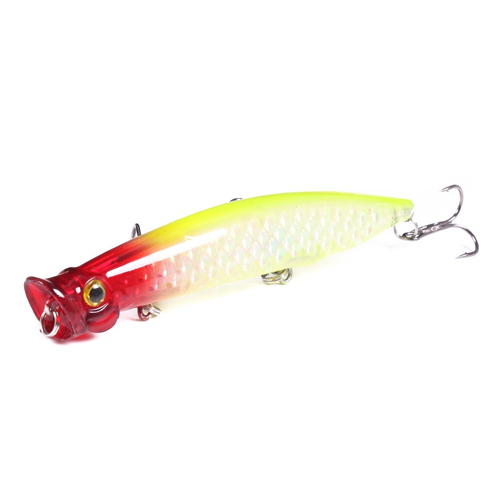 HENGJIA 1PCS Popper Fishing Lures Floating Wobblers 110mm 13g Topwater Pencil Lure Fishing Swimbait Hard Bait Tackle