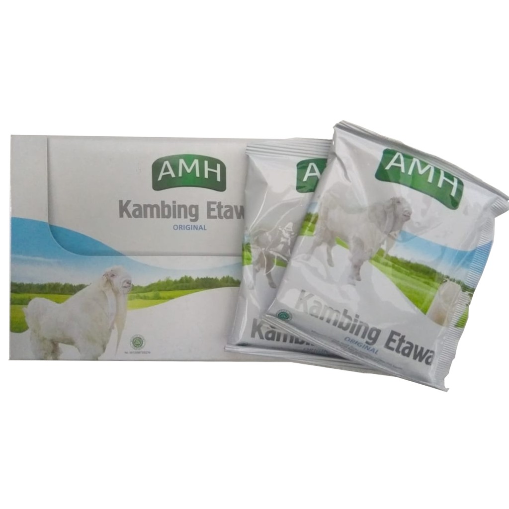 

Susu Kambing Etawa AMH Original New 1 Box 10 Saset Produk Original Tinggi Kalsium