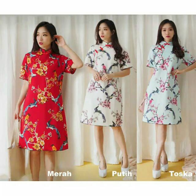Dress cheongsam scuba