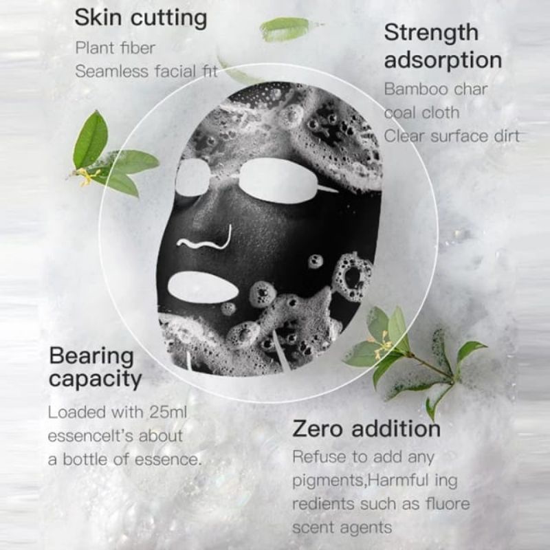 JOMTAM BLACK SALT BUBBLE MASK