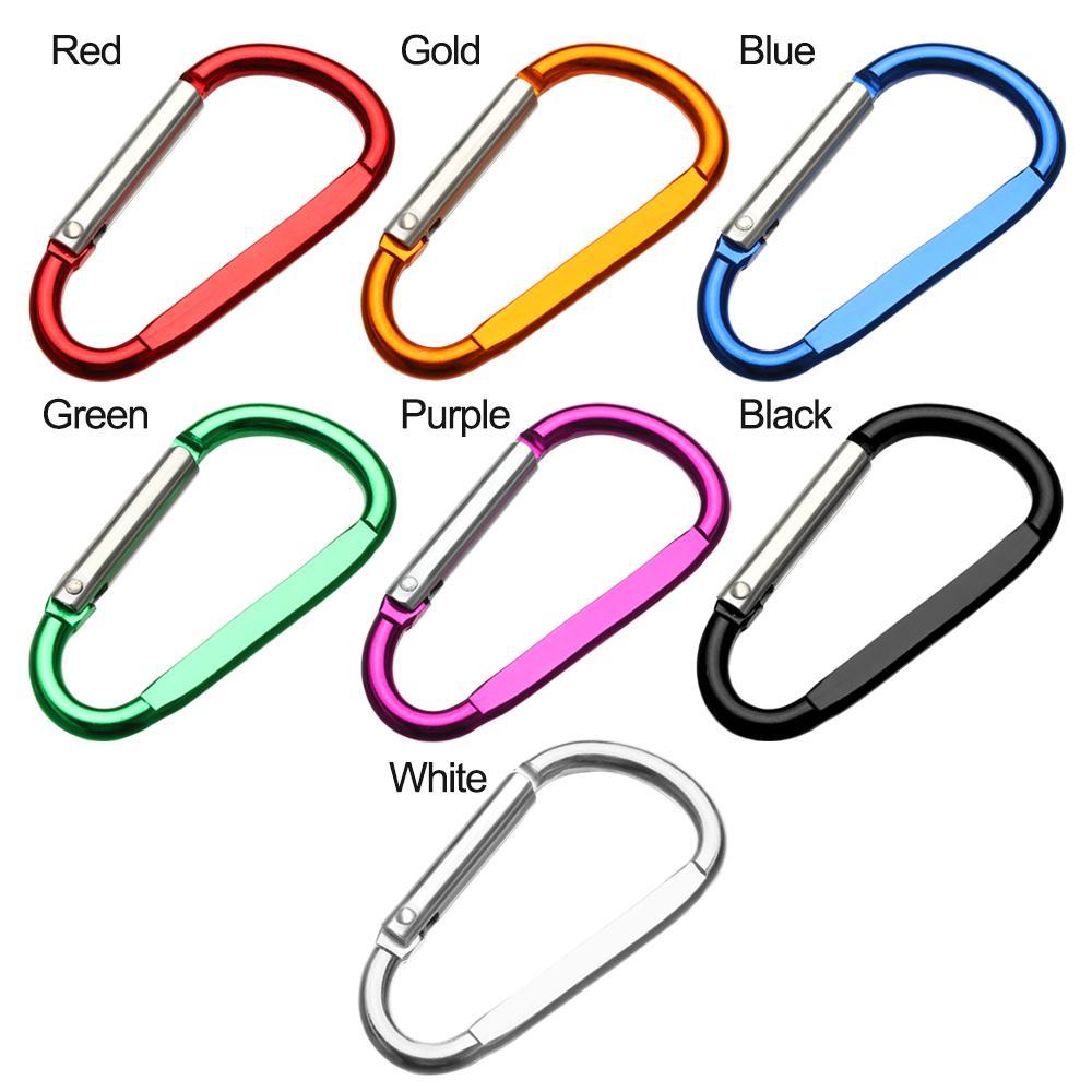 Wonder Climbing Button New Safety Multicolor Aluminium Alloy Carabiner