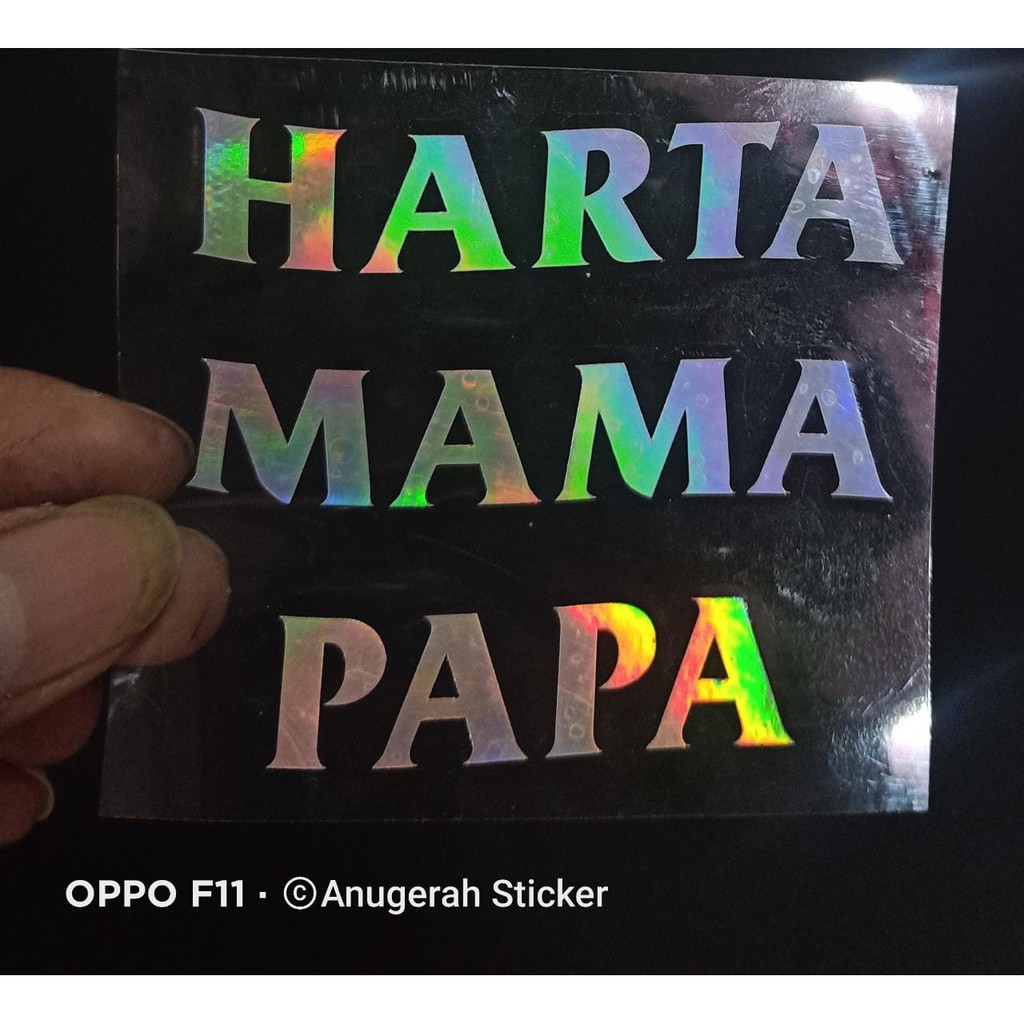 

STICKER Hologram Custom stiker cutting hologram desain SUKA SUKA