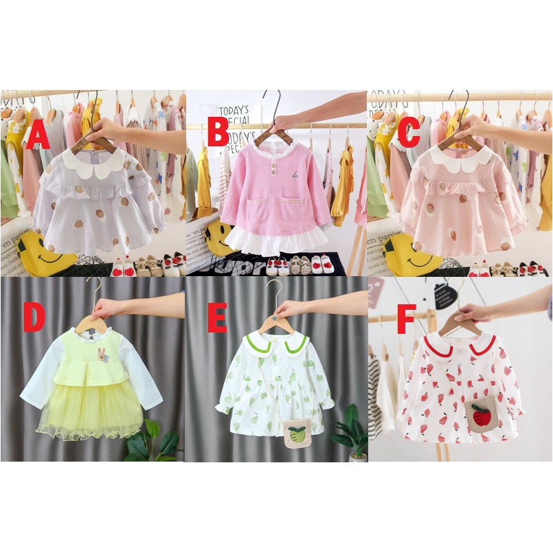 1thn-4thn DRESS IMPORT PREMIUM ANAK PEREMPUAN SKU0005